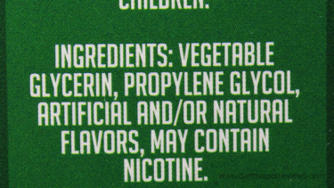 Trop Drop E Liquid Ingredients